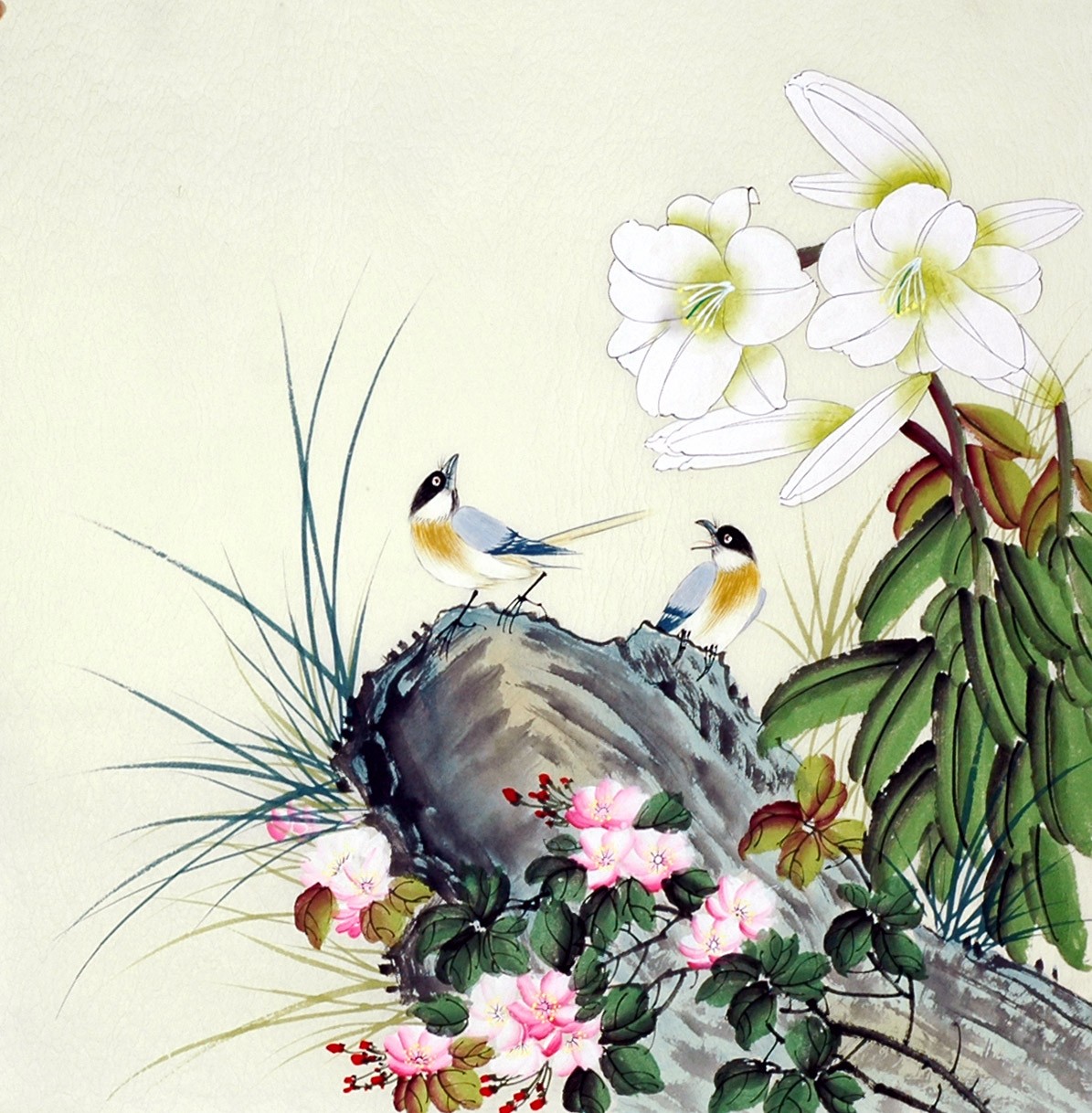 Chinese Flowers&Trees Painting - CNAG009431