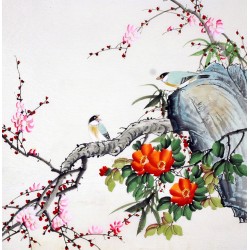 Chinese Flowers&Trees Painting - CNAG009432
