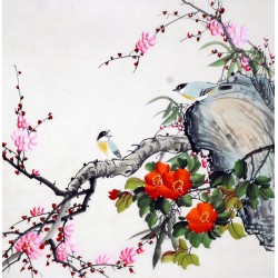 Chinese Flowers&Trees Painting - CNAG009433