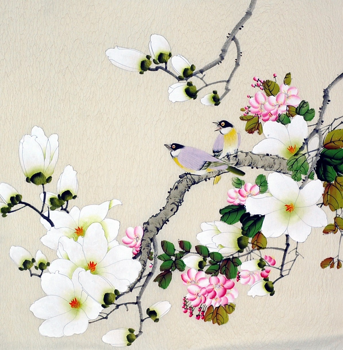 Chinese Flowers&Trees Painting - CNAG009434