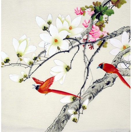Chinese Flowers&Trees Painting - CNAG009437