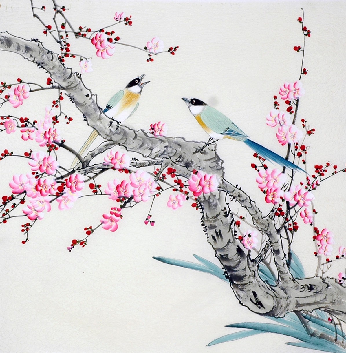 Chinese Flowers&Trees Painting - CNAG009440