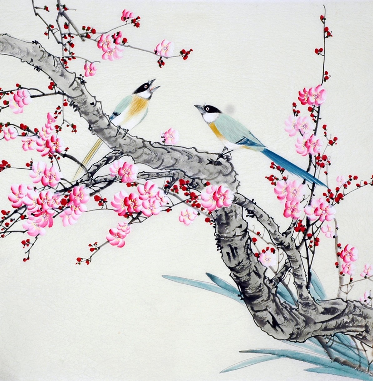 Chinese Flowers&Trees Painting - CNAG009443