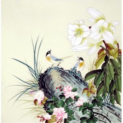 Chinese Flowers&Trees Painting - CNAG009444