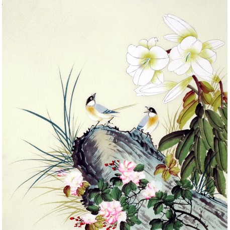 Chinese Flowers&Trees Painting - CNAG009444