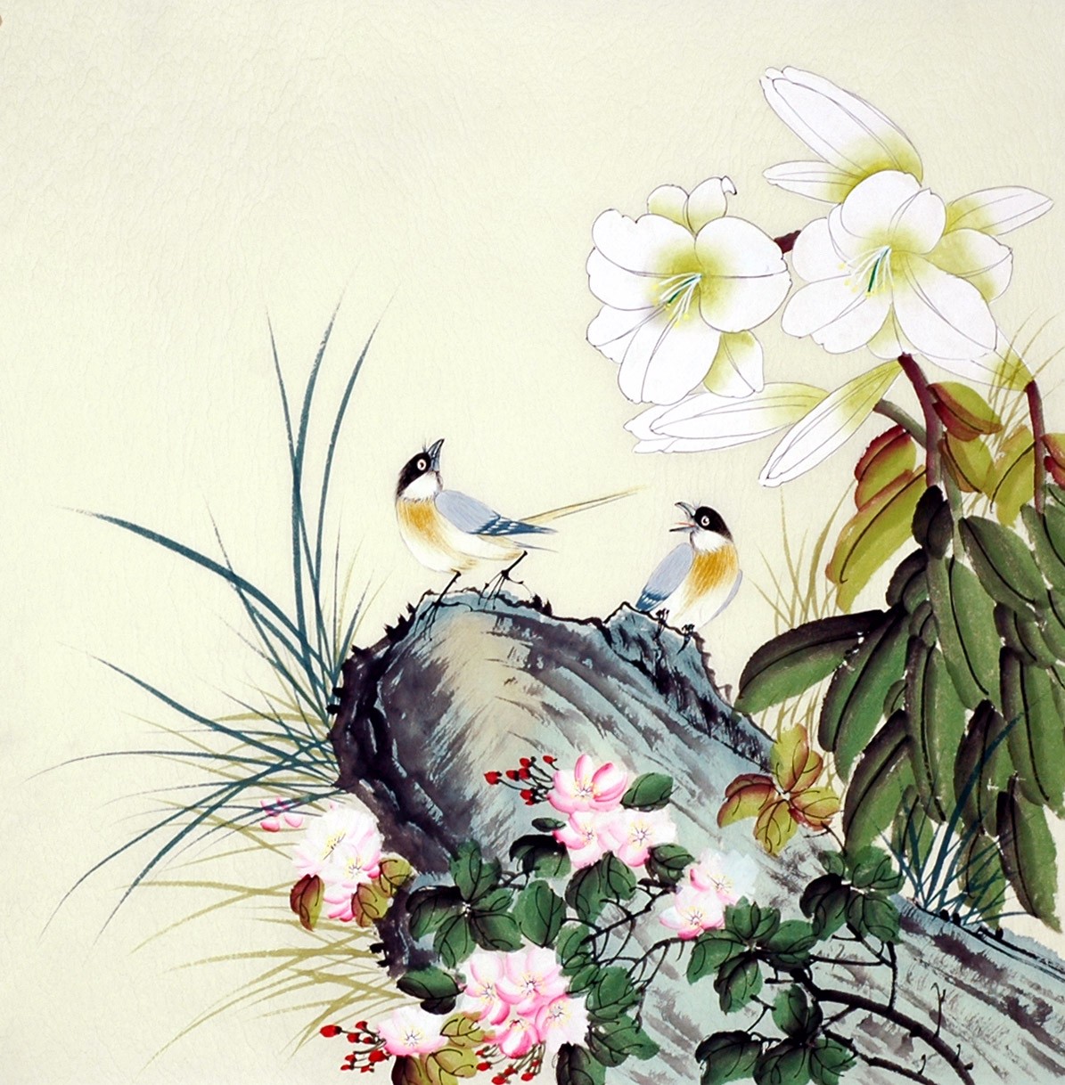 Chinese Flowers&Trees Painting - CNAG009444