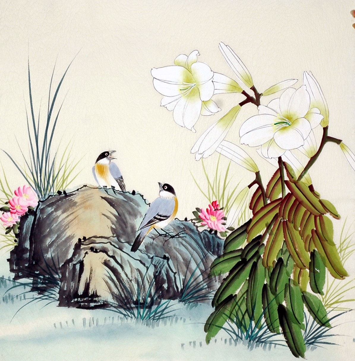 Chinese Flowers&Trees Painting - CNAG009449
