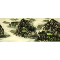 Chinese Landscape Painting - CNAG009452