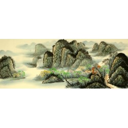 Chinese Landscape Painting - CNAG009454