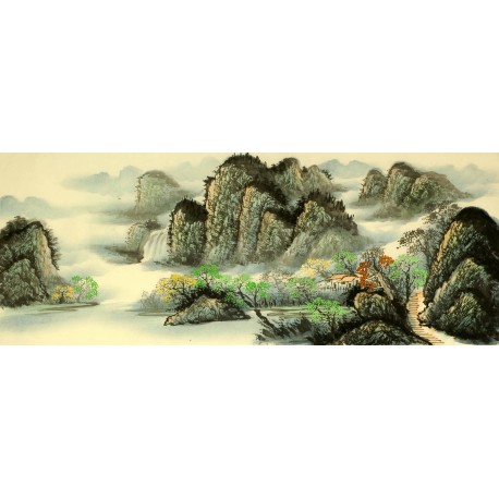 Chinese Landscape Painting - CNAG009454