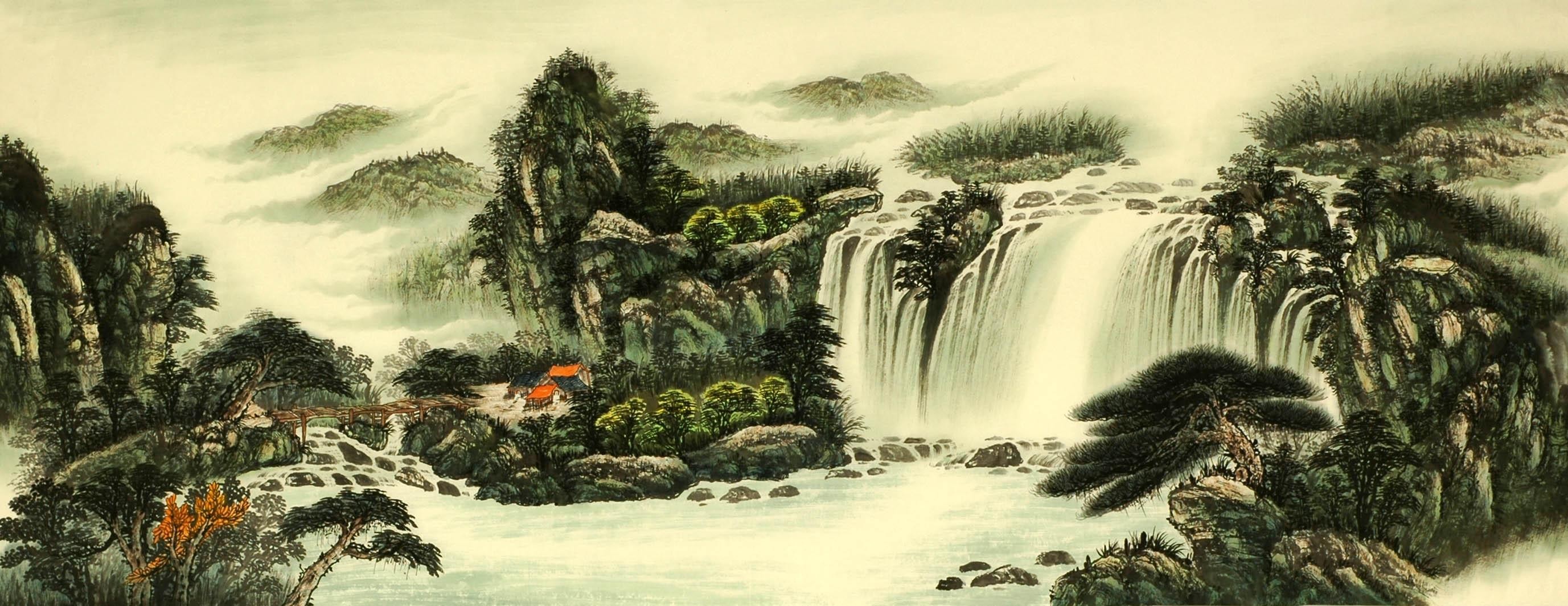 Chinese Landscape Painting - CNAG009455
