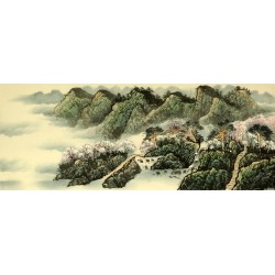 Chinese Landscape Painting - CNAG009456