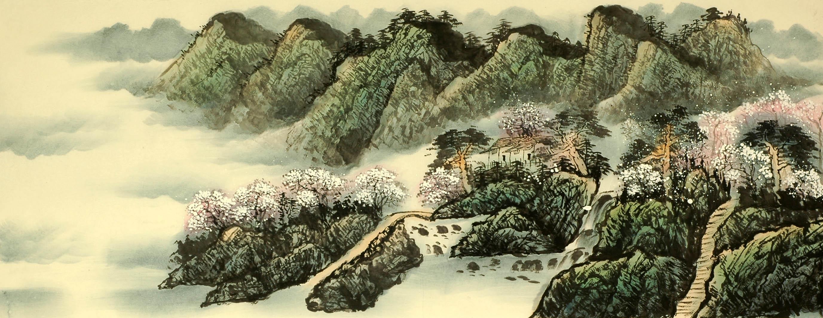 Chinese Landscape Painting - CNAG009456