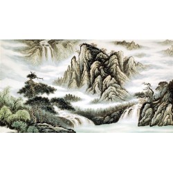 Chinese Landscape Painting - CNAG009458
