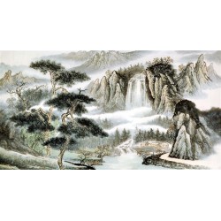 Chinese Landscape Painting - CNAG009459