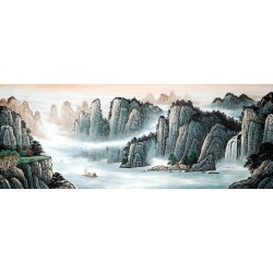 Chinese Landscape Painting - CNAG009463