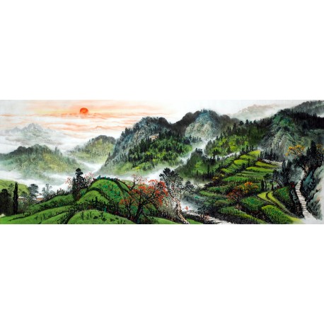 Chinese Landscape Painting - CNAG009464