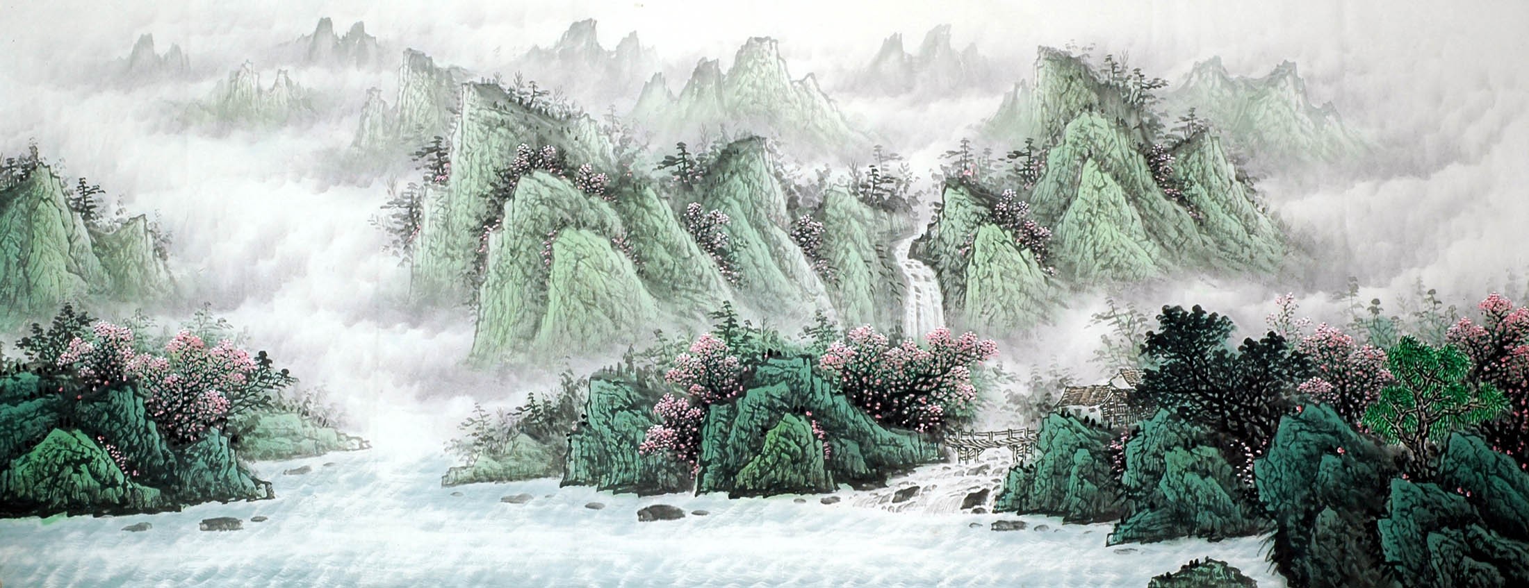 Chinese Landscape Painting - CNAG009466