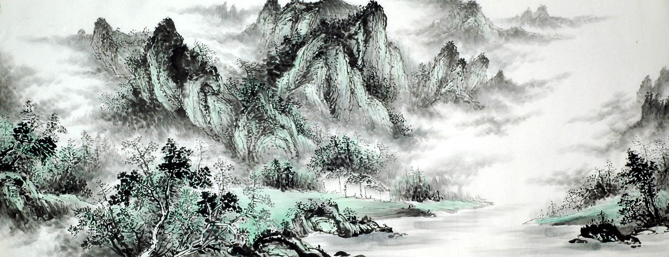 Chinese Landscape Painting - CNAG009469