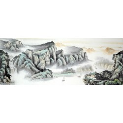 Chinese Landscape Painting - CNAG009470