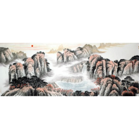 Chinese Landscape Painting - CNAG009471