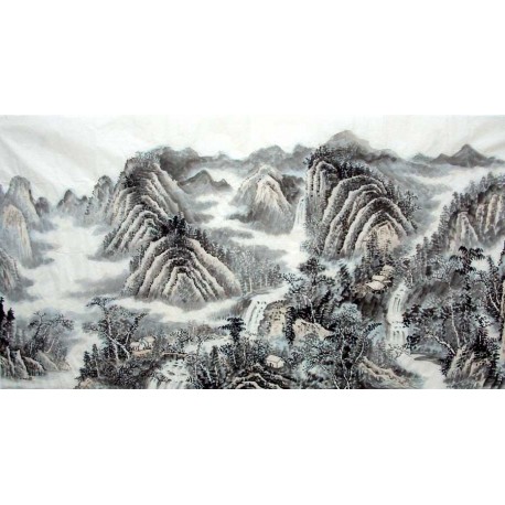 Chinese Landscape Painting - CNAG009472