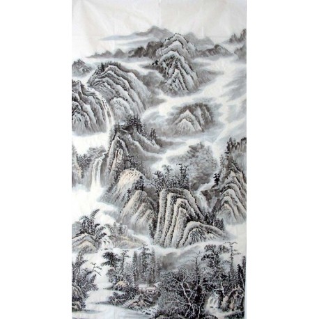 Chinese Landscape Painting - CNAG009474