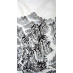 Chinese Landscape Painting - CNAG009475