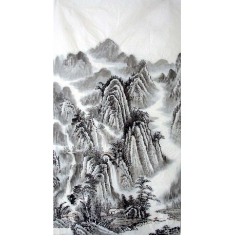 Chinese Landscape Painting - CNAG009475