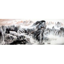 Chinese Landscape Painting - CNAG009477