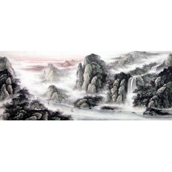 Chinese Landscape Painting - CNAG009478