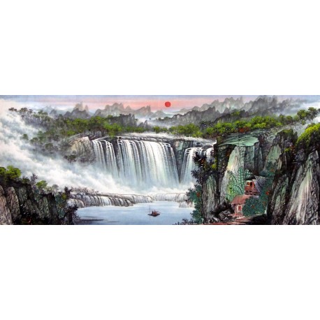 Chinese Landscape Painting - CNAG009480