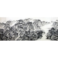 Chinese Landscape Painting - CNAG009481