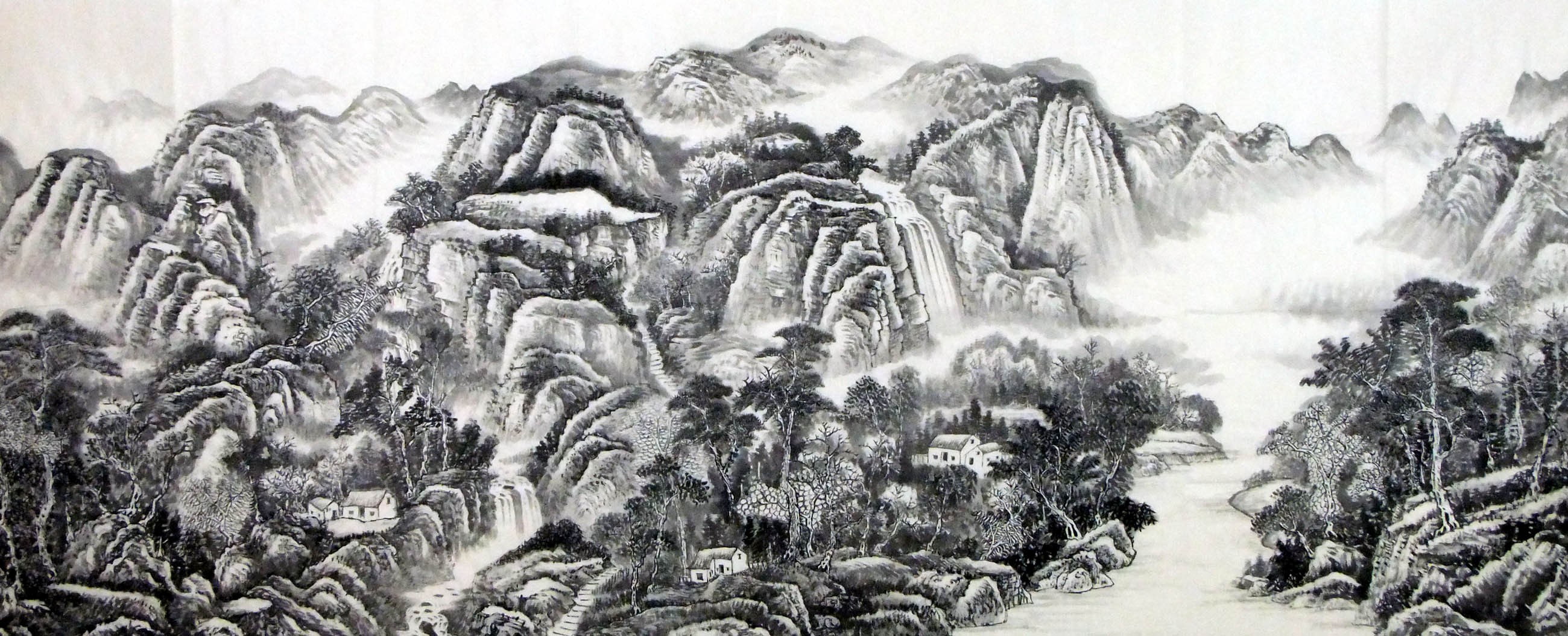 Chinese Landscape Painting - CNAG009481