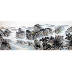 Chinese Landscape Painting - CNAG009484