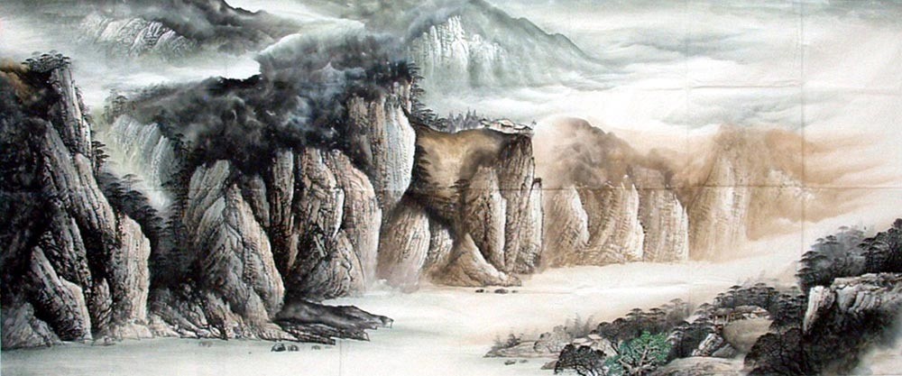 Chinese Landscape Painting - CNAG009487