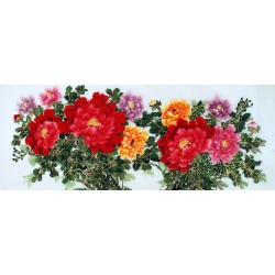 Chinese Peony Painting - CNAG009489