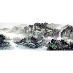 Chinese Landscape Painting - CNAG009491