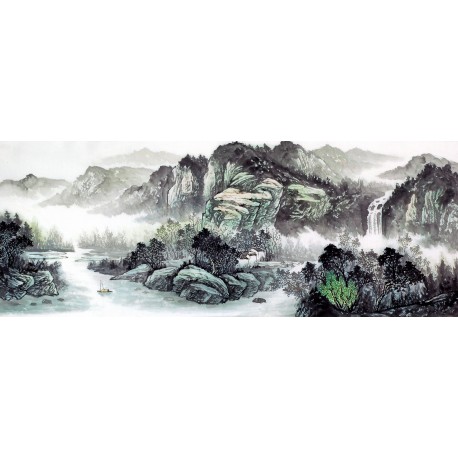 Chinese Landscape Painting - CNAG009491
