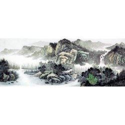 Chinese Landscape Painting - CNAG009492