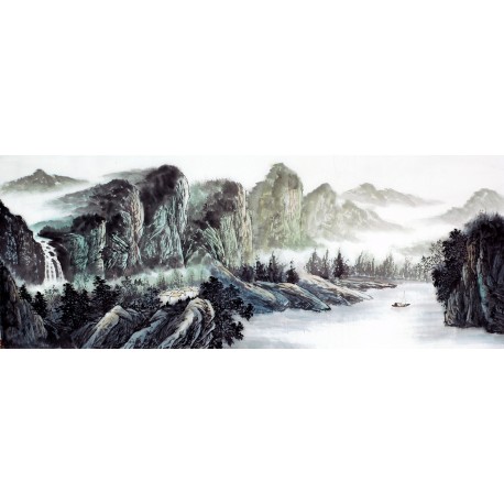 Chinese Landscape Painting - CNAG009493