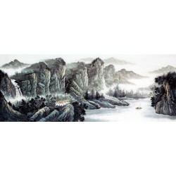 Chinese Landscape Painting - CNAG009494