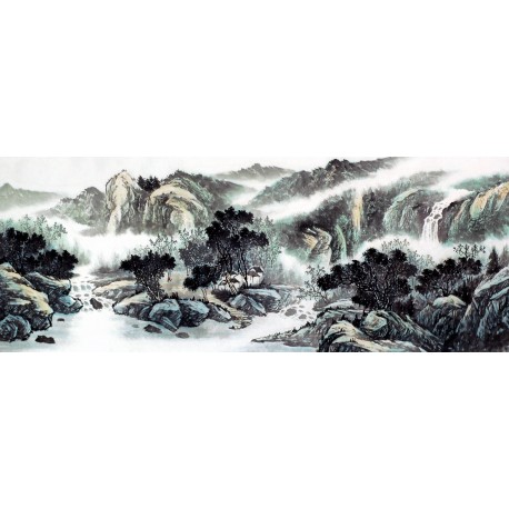 Chinese Landscape Painting - CNAG009495