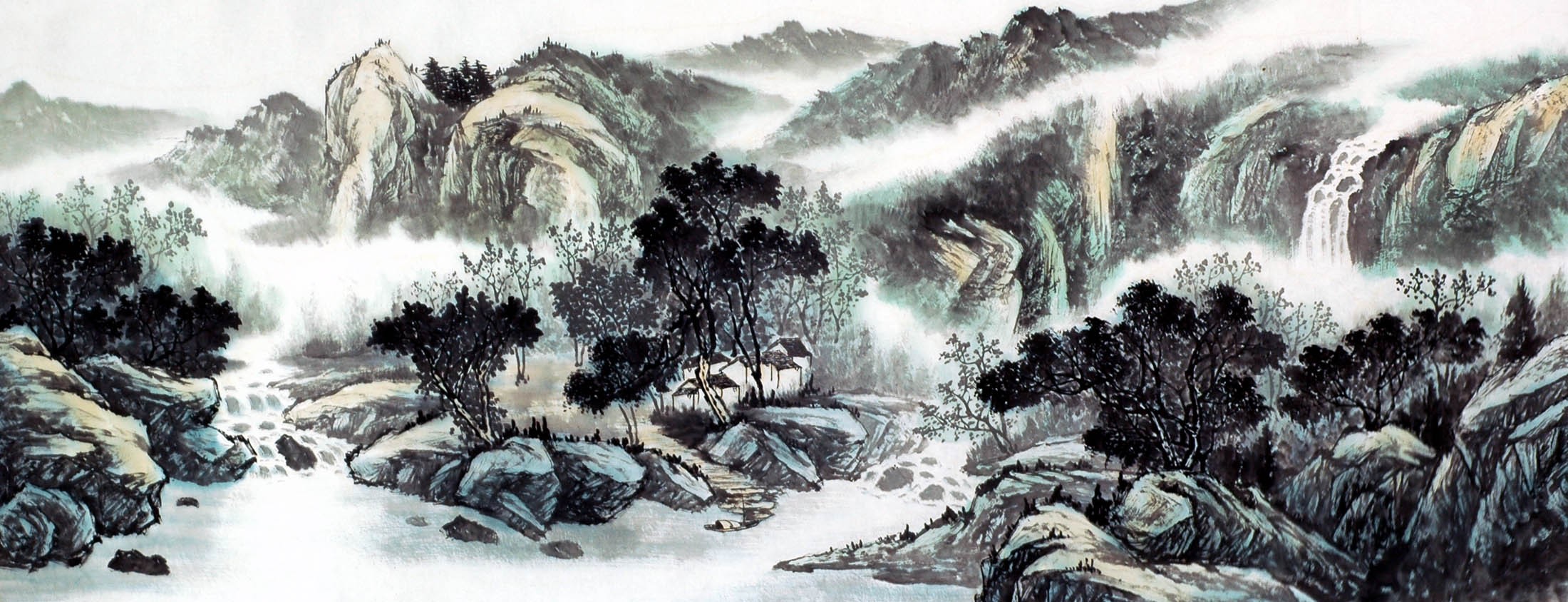 Chinese Landscape Painting - CNAG009495