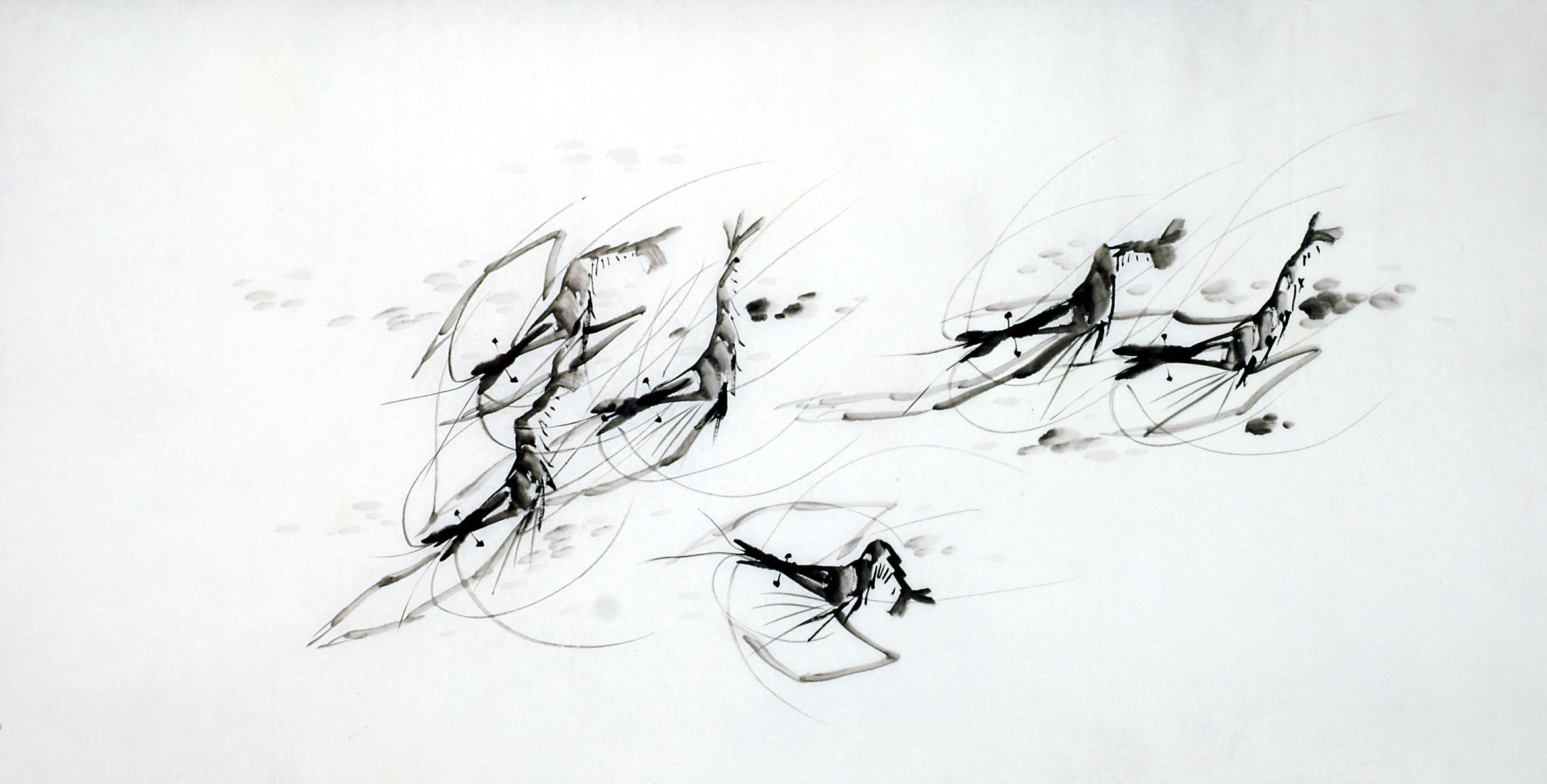 Chinese Shrimp Painting - CNAG009502