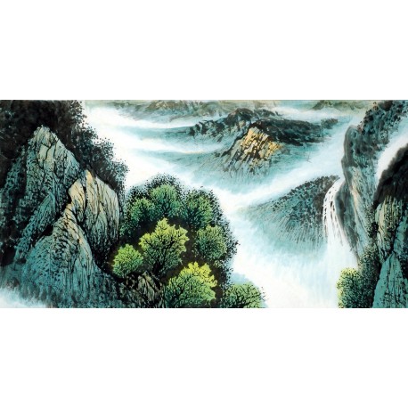 Chinese Landscape Painting - CNAG009504
