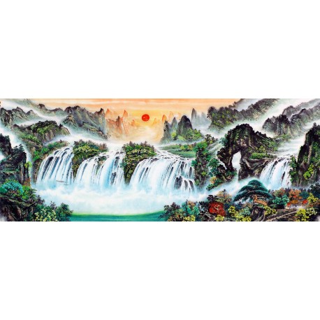 Chinese Landscape Painting - CNAG009506