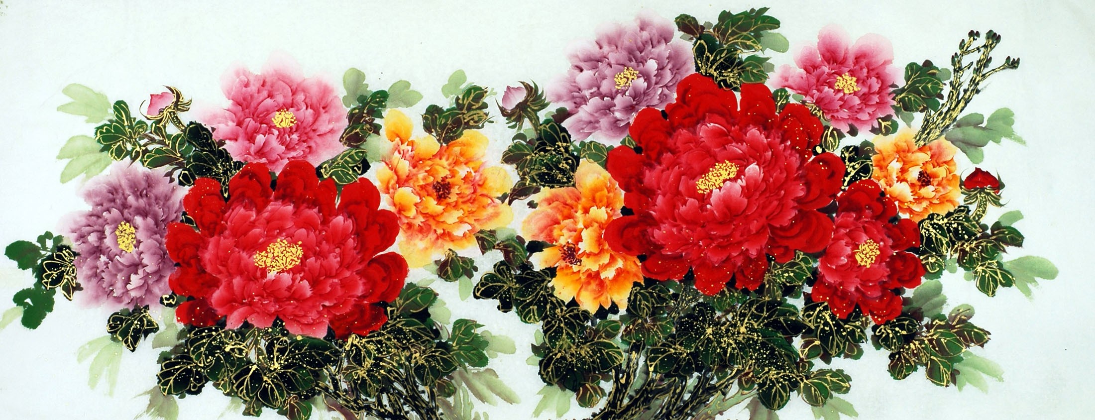 Chinese Peony Painting - CNAG009511
