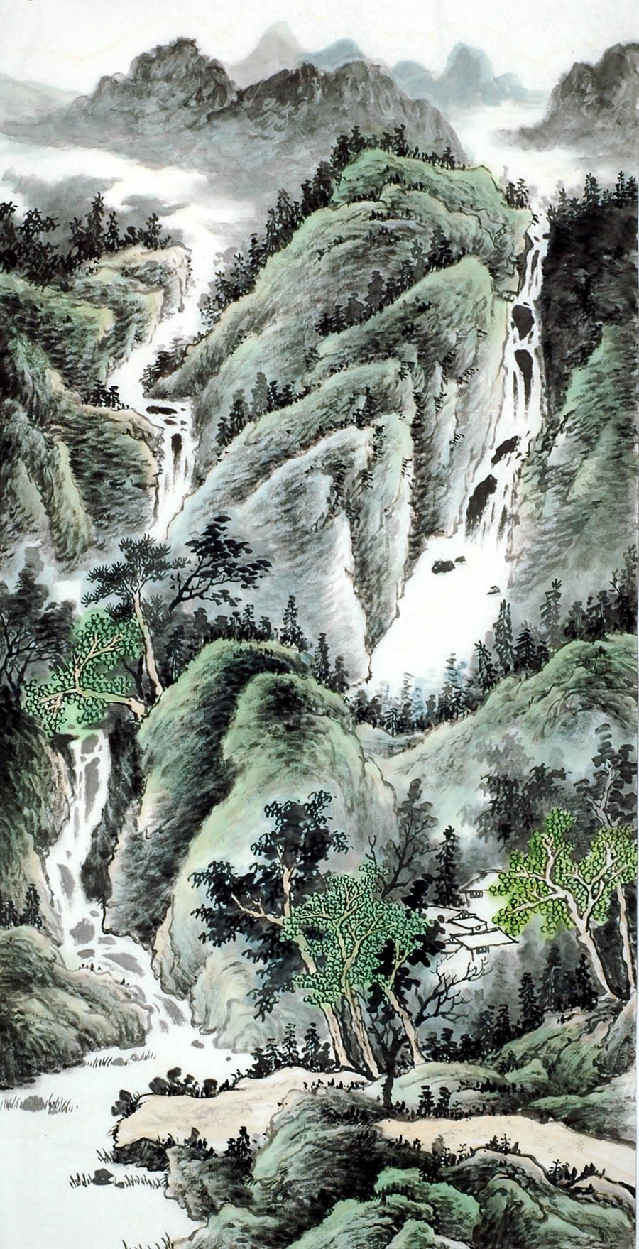 Chinese Landscape Painting - CNAG009514