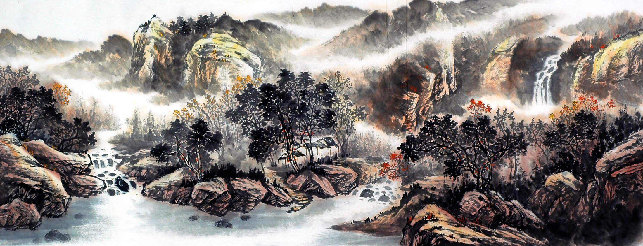 Chinese Landscape Painting - CNAG009516